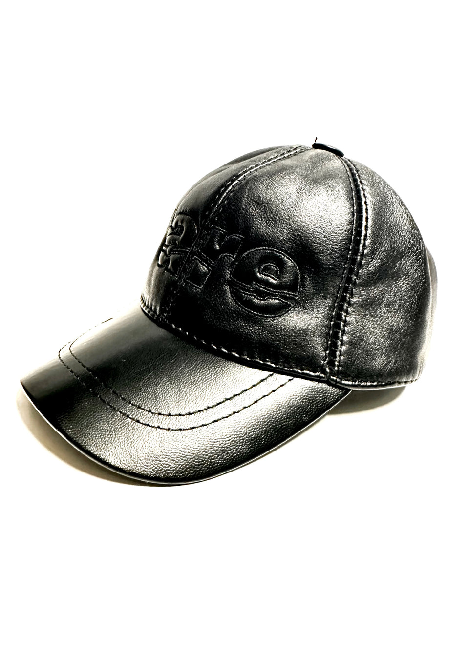 Rare 3D Embroidered Leather Cap